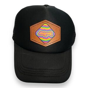 Madeline Island Leather Patch Trucker Hat